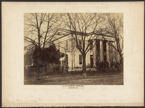 A. J. Russell, No. 291. Lyceum Hospital, Alexandria, Va.