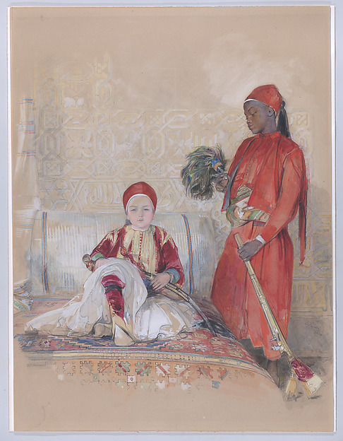 John Frederick Lewis, Iskander Bey and His Servant