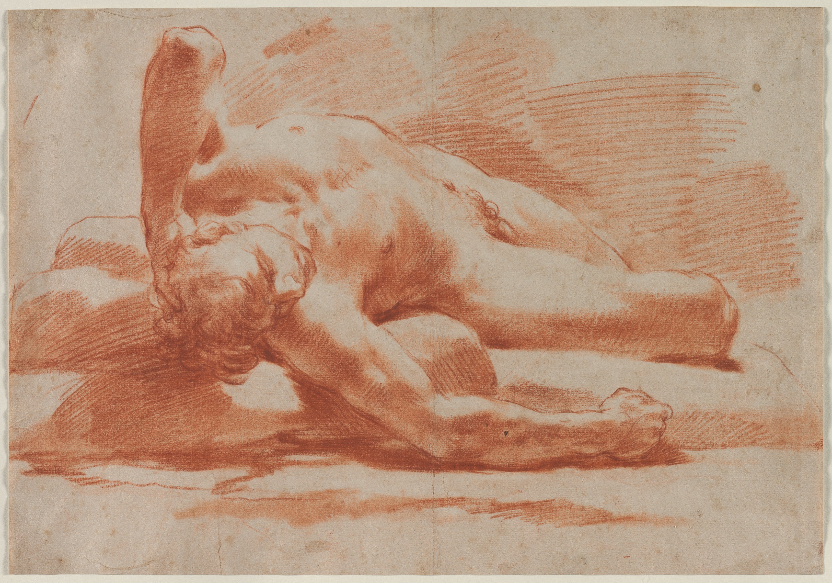 Gaetano Gandolfi, Reclining Male Nude