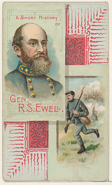 W. Duke, Sons & Co., A Short History of General Richard Stoddart Ewell, from the Histories of Generals series (N114) issued by W. Duke, Sons & Co. to promote Honest Long Cut Smoking and Chewing Tobacco