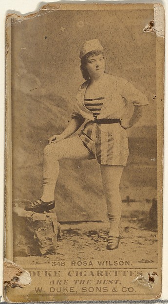 W. Duke, Sons & Co., Card Number 348, Rosa Wilson, from the Actors and Actresses series (N145-7) issued by Duke Sons & Co. to promote Duke Cigarettes