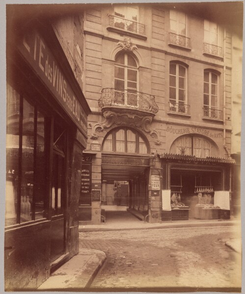 Eugène Atget, Balcon, rue Saint-André des Arts