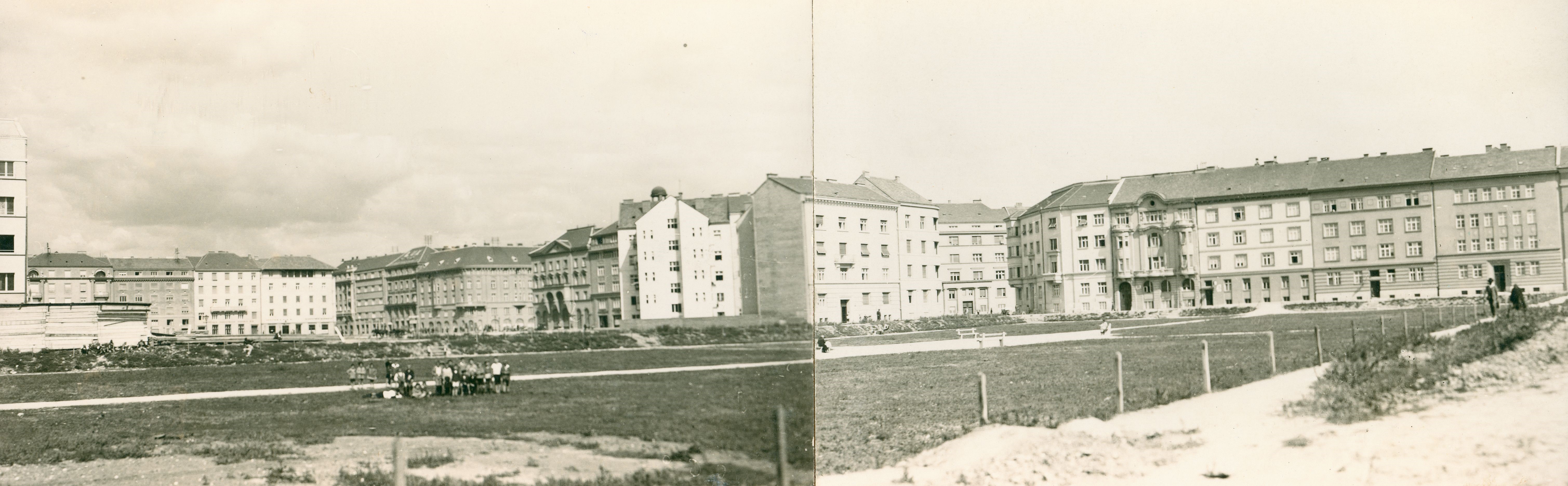 Vladimir Horvat, Zagreb (Trg žrtava fašizma) - Trg žrtava fašizma u izgradnji