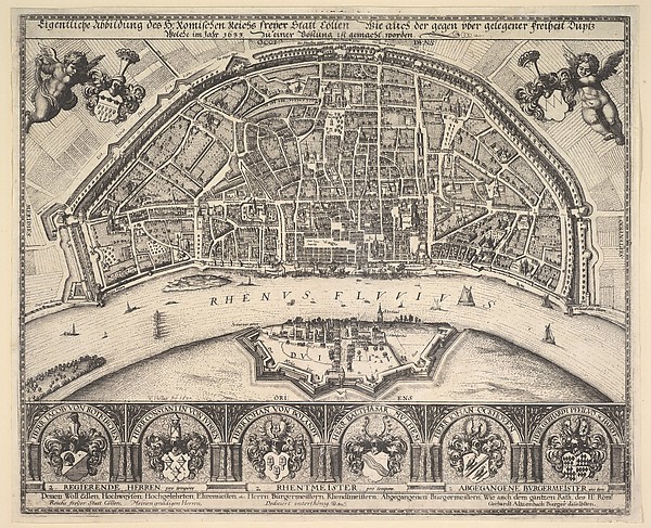 Wenceslaus Hollar, Cologne and Deutz