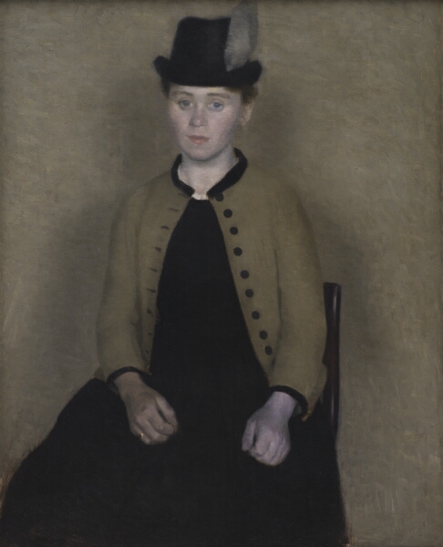 Vilhelm Hammershøi, Ida Ilsted, senere kunstnerens hustru