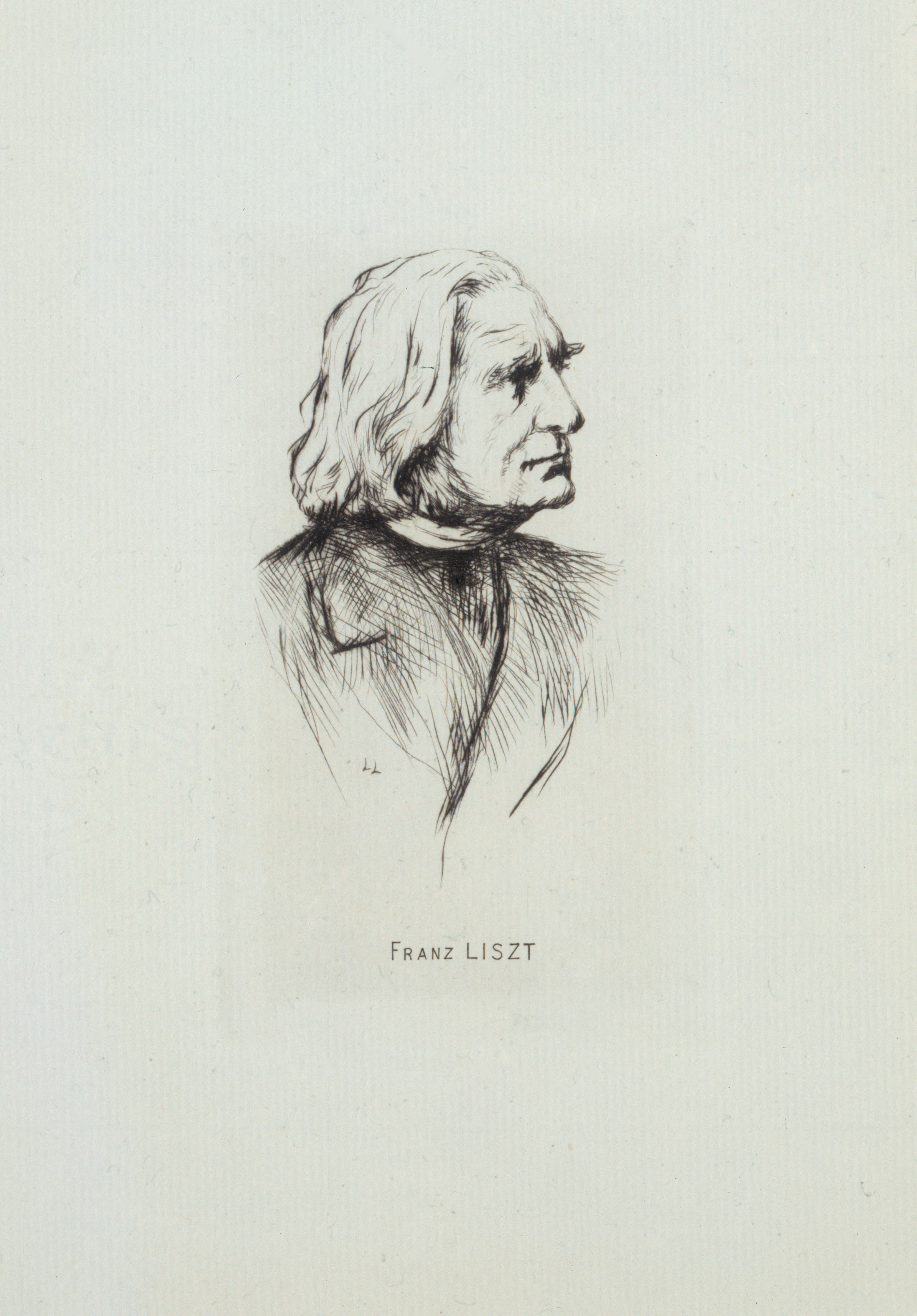 Anonyme, Portrait de Franz Liszt