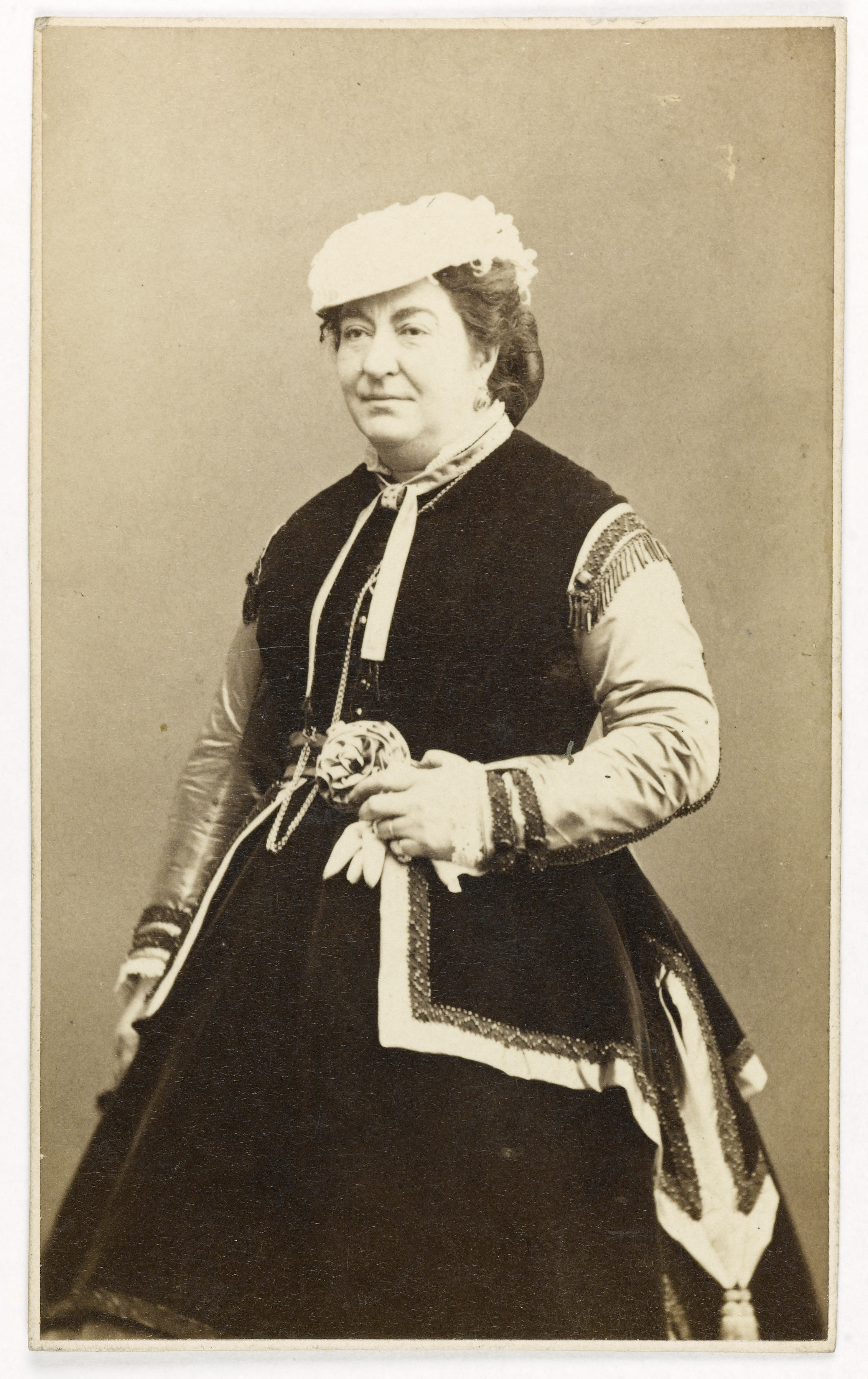 Numa Fils, Portrait de Mme Thierret (Félicia Georgin, dite), (-1873), (actrice)