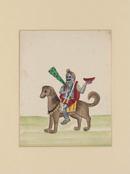 Unknown, Shiva as Bhairava riding on a  dog
