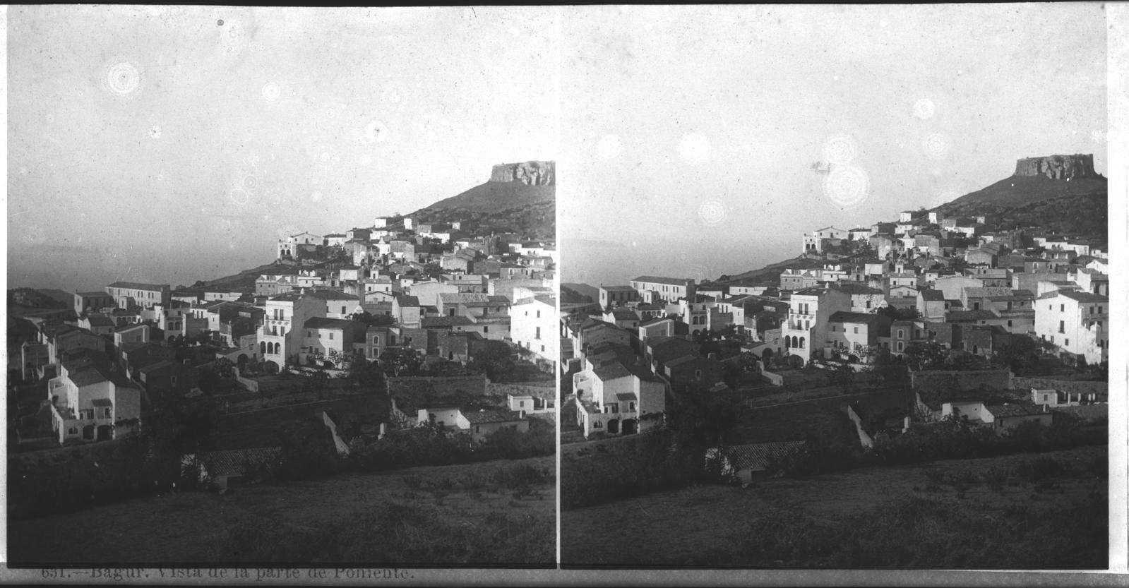 Desconegut, 631. Bagur. view of the parte of Poniente