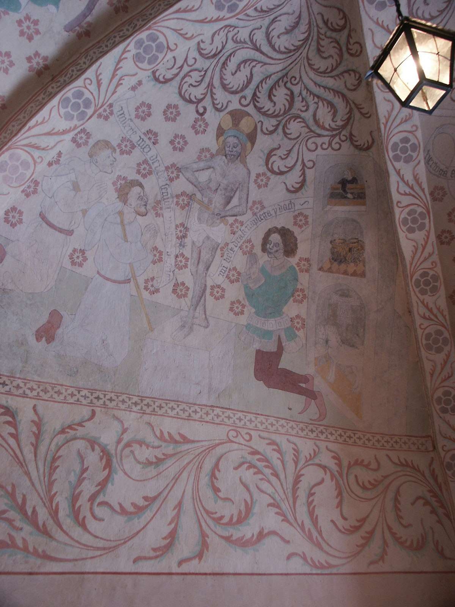 Johan Dellbeck, Lime painting in Husby-Sjutolfts Church, Uppland 2004