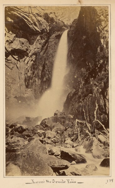 Carleton Watkins, Lower Yosemite Falls