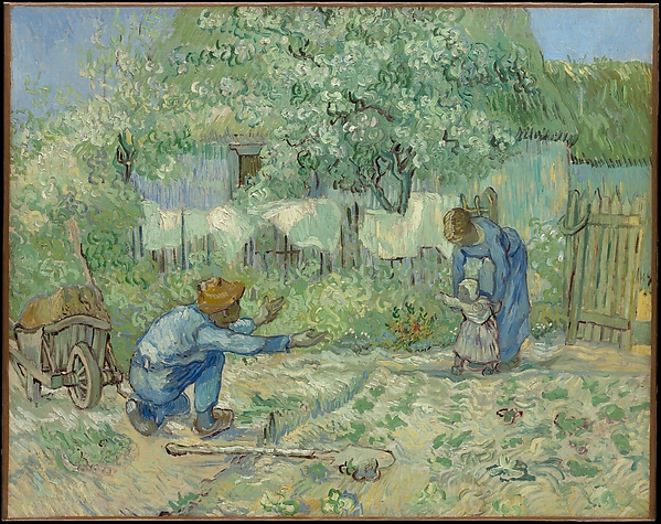Vincent van Gogh, First Steps, after Millet
