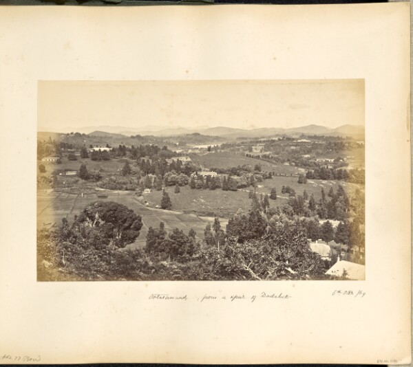 Samuel Bourne, Ootacamund; General View looking East from above Sylk's Hotel