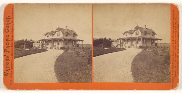 Carleton Watkins, [Unidentified residence, probably in California]