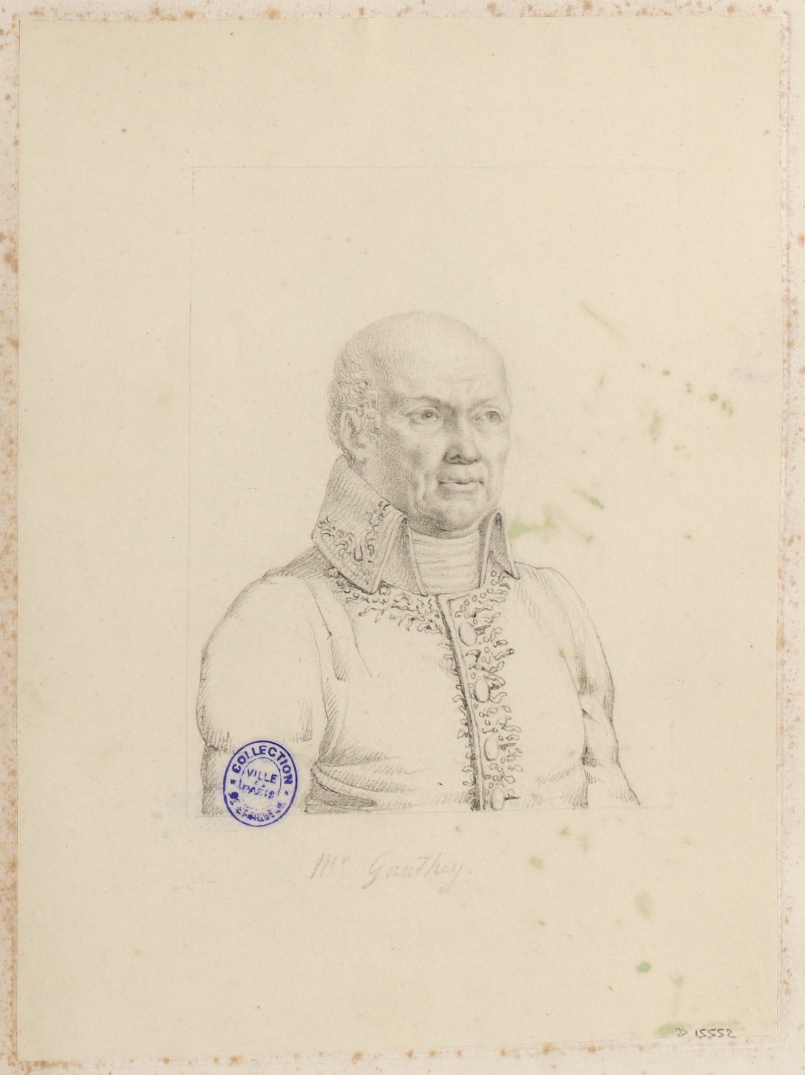 Anonyme, Portrait de Gauthey