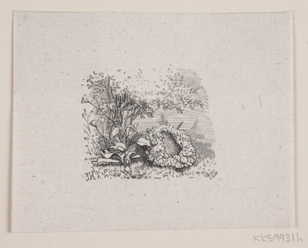 F. Hendriksen, Illustration til "De sidste timer", digt af H. J. Greensteen