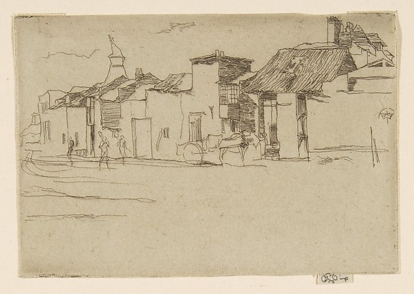 James McNeill Whistler, "The Swan," Chelsea (The Old Swan Brewery, Chelsea)