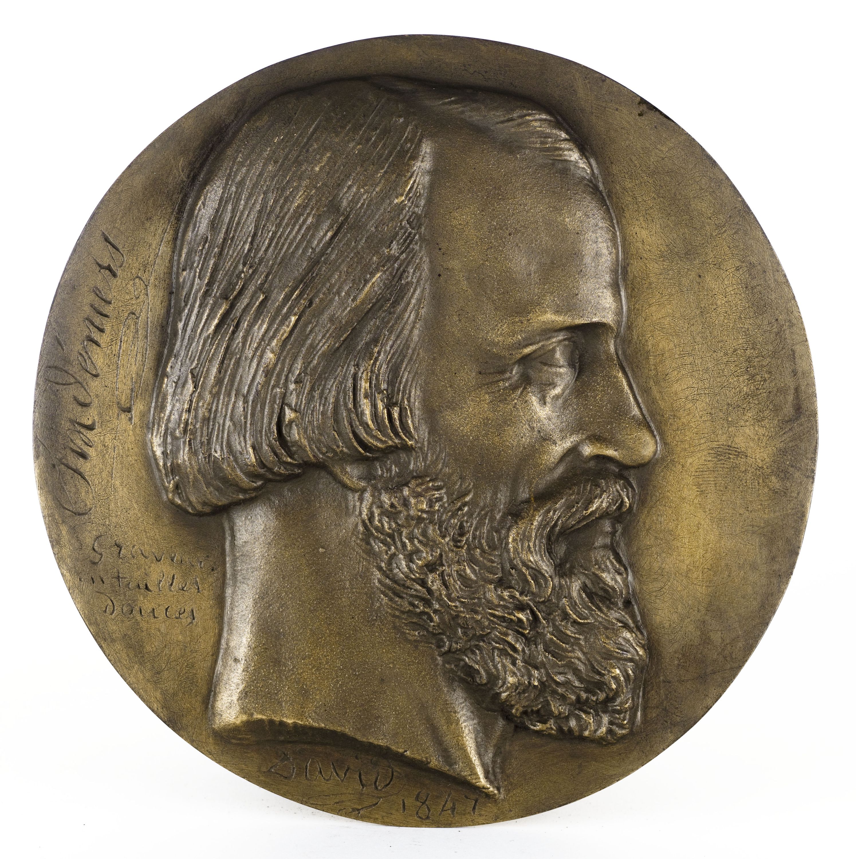 David d'Angers, Portrait d'Alexandre-Vincent Sixdeniers (1795-1846), graveur