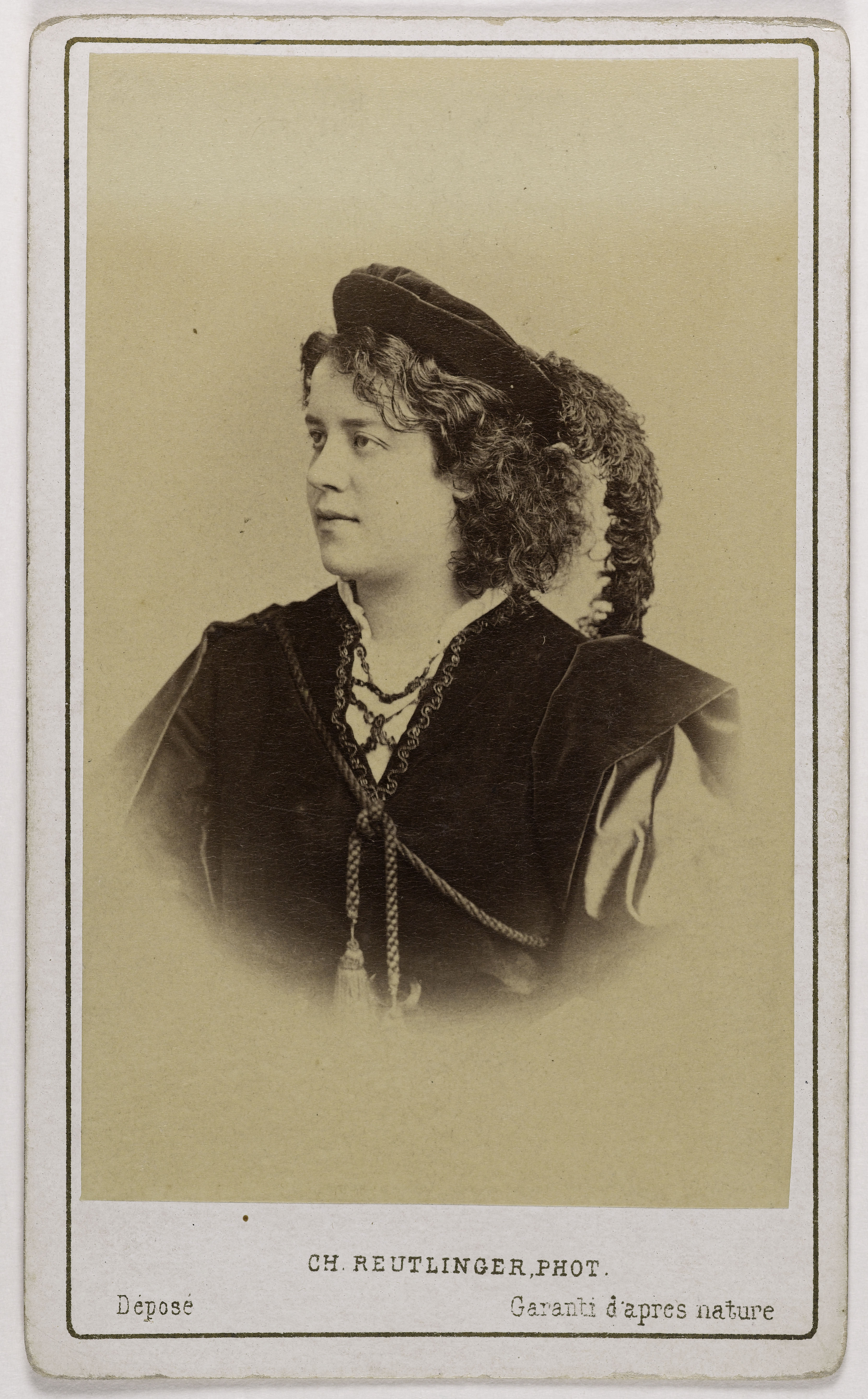 Charles Reutlinger, Portrait de Rosine Bloch (1844-1891) (chanteuse lyrique)