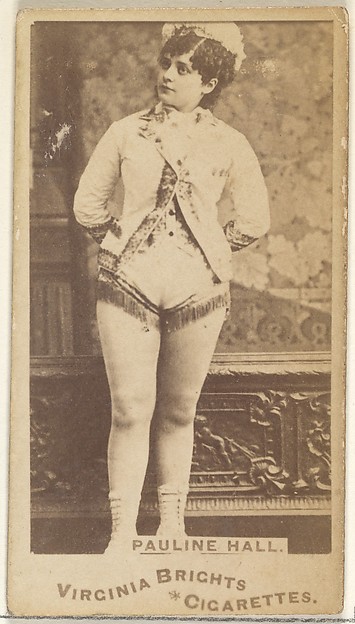 Allen & Ginter, Pauline Hall, from the Actors and Actresses series (N45, Type 1) for Virginia Brights Cigarettes