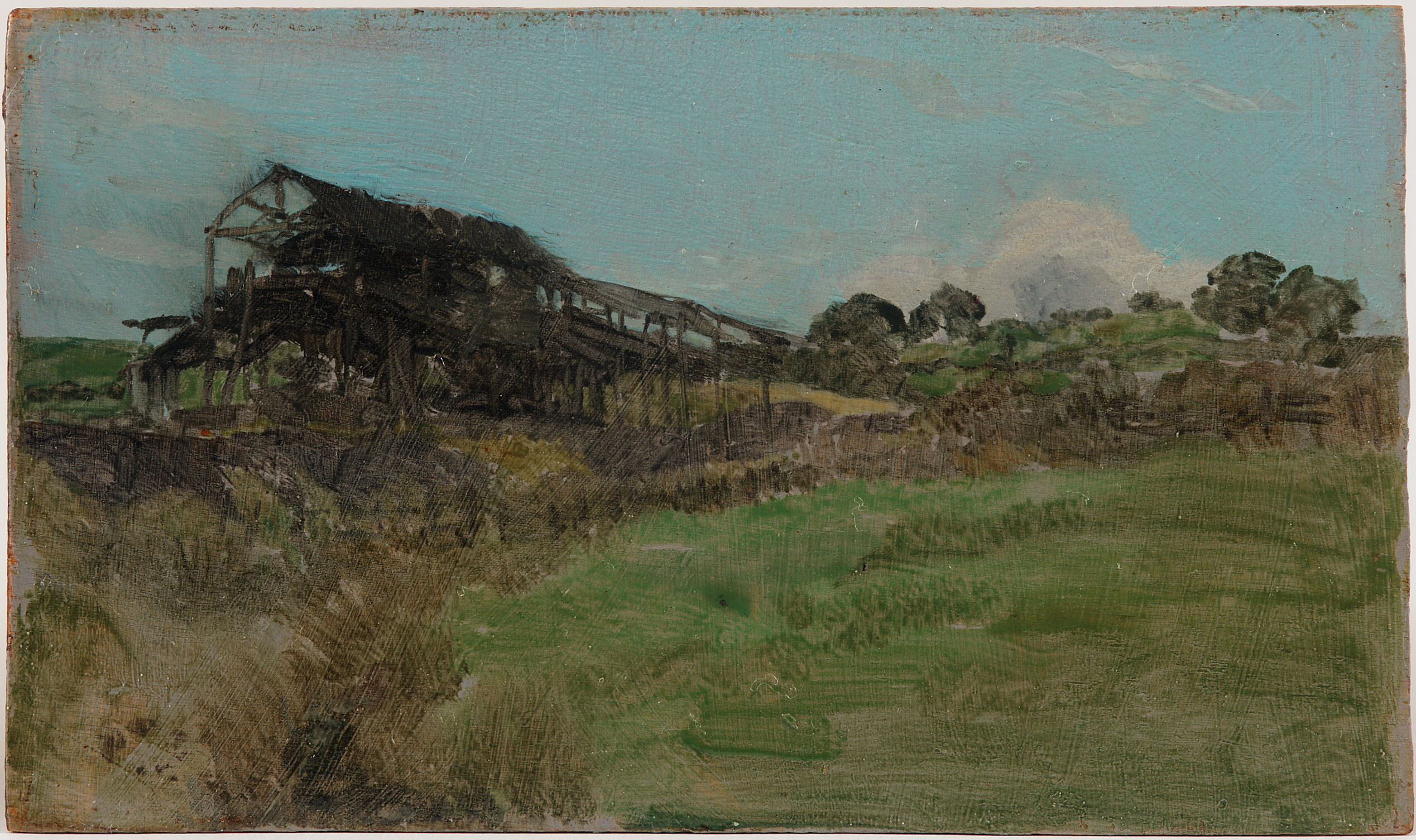 James McNeill Whistler, Blue and Emerald: Coal Mine