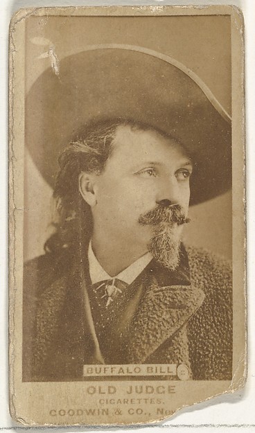 Goodwin & Company, Buffalo Bill, from the Celebrities and Prizefighters series (N174) for Old Judge Cigarettes