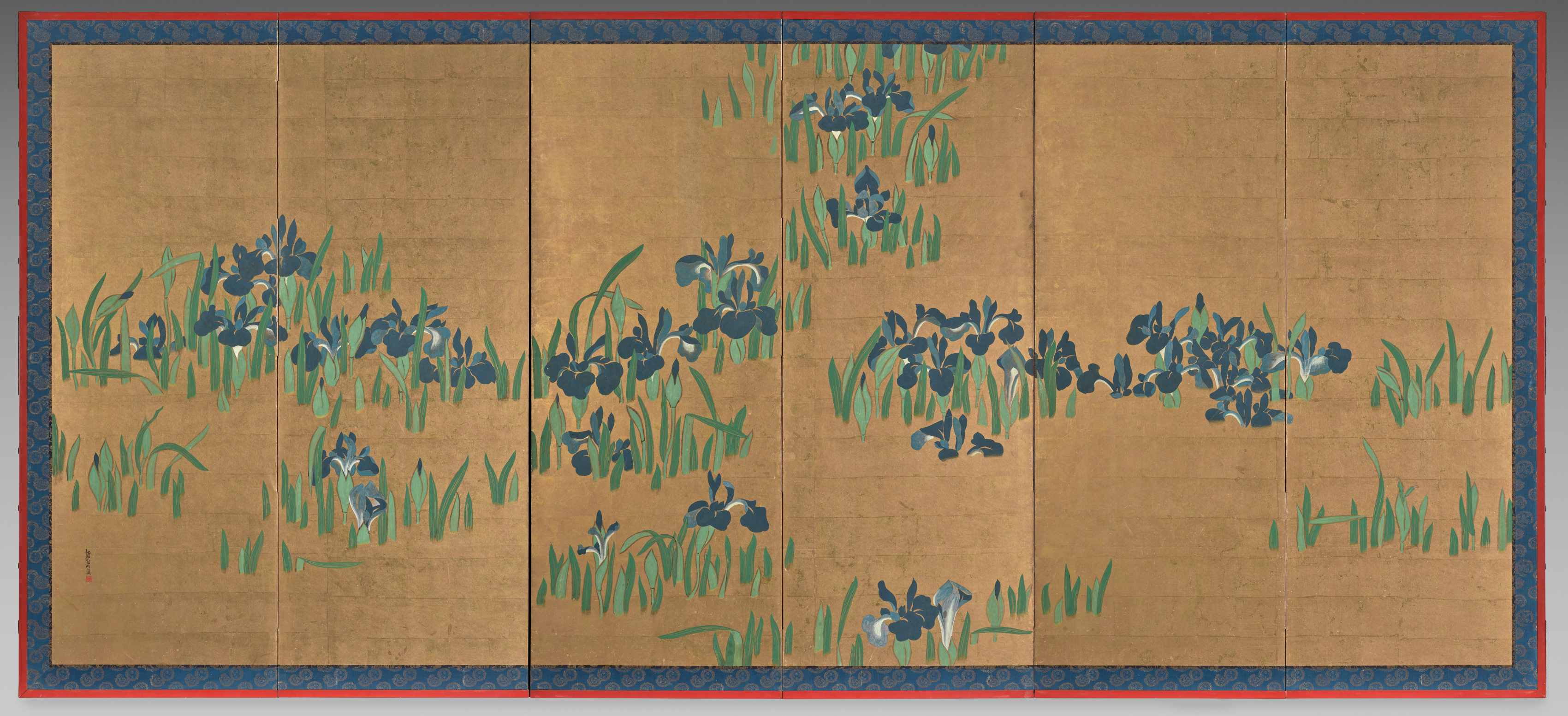 Watanabe Shikō, Irises