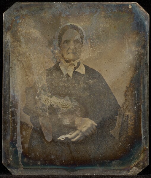 Jacob Byerly, [Portrait of a Seated Elderly Woman in Matron Cap]