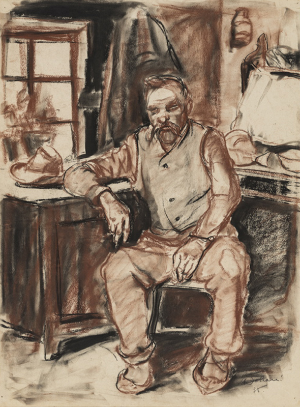 Andrus (autor) Johani, seated man