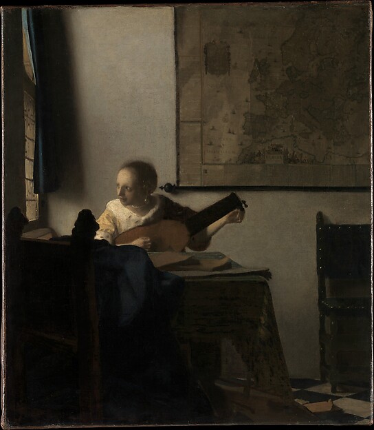 Johannes Vermeer, Young Woman with a Lute