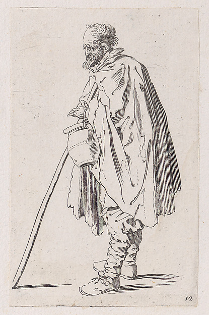 Anonymous, Reverse Copy of Le Mendiant au Couvet (The Beggar of Couvet), from Les Gueux suite appelée aussi Les Mendiants, Les Baroni, ou Les Barons (The Beggars, also called the Barons)
