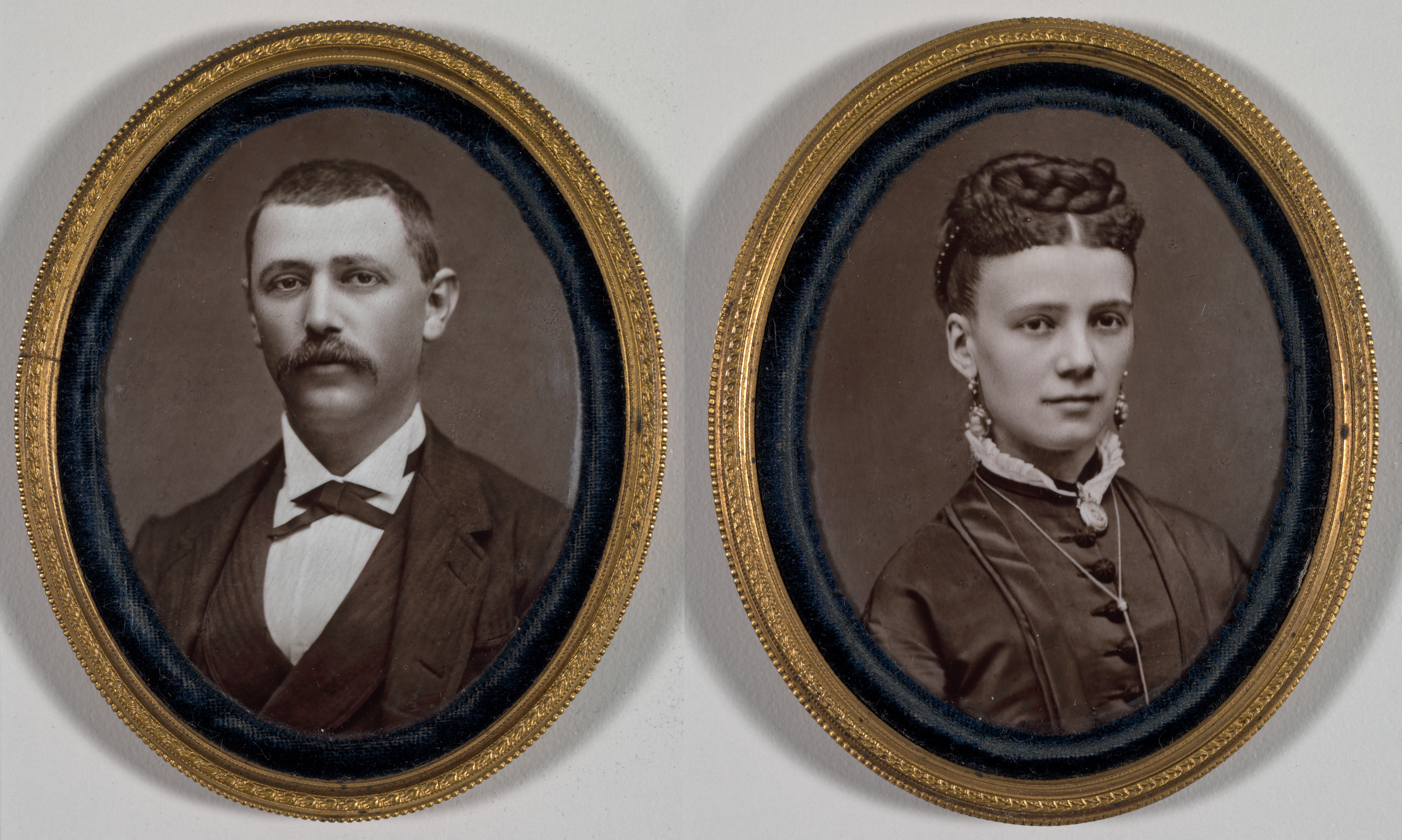 Etienne Carjat, Untitled (Pair of Portraits)