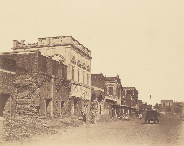 Felice Beato, [House in Which the King was Confined in the Palace]