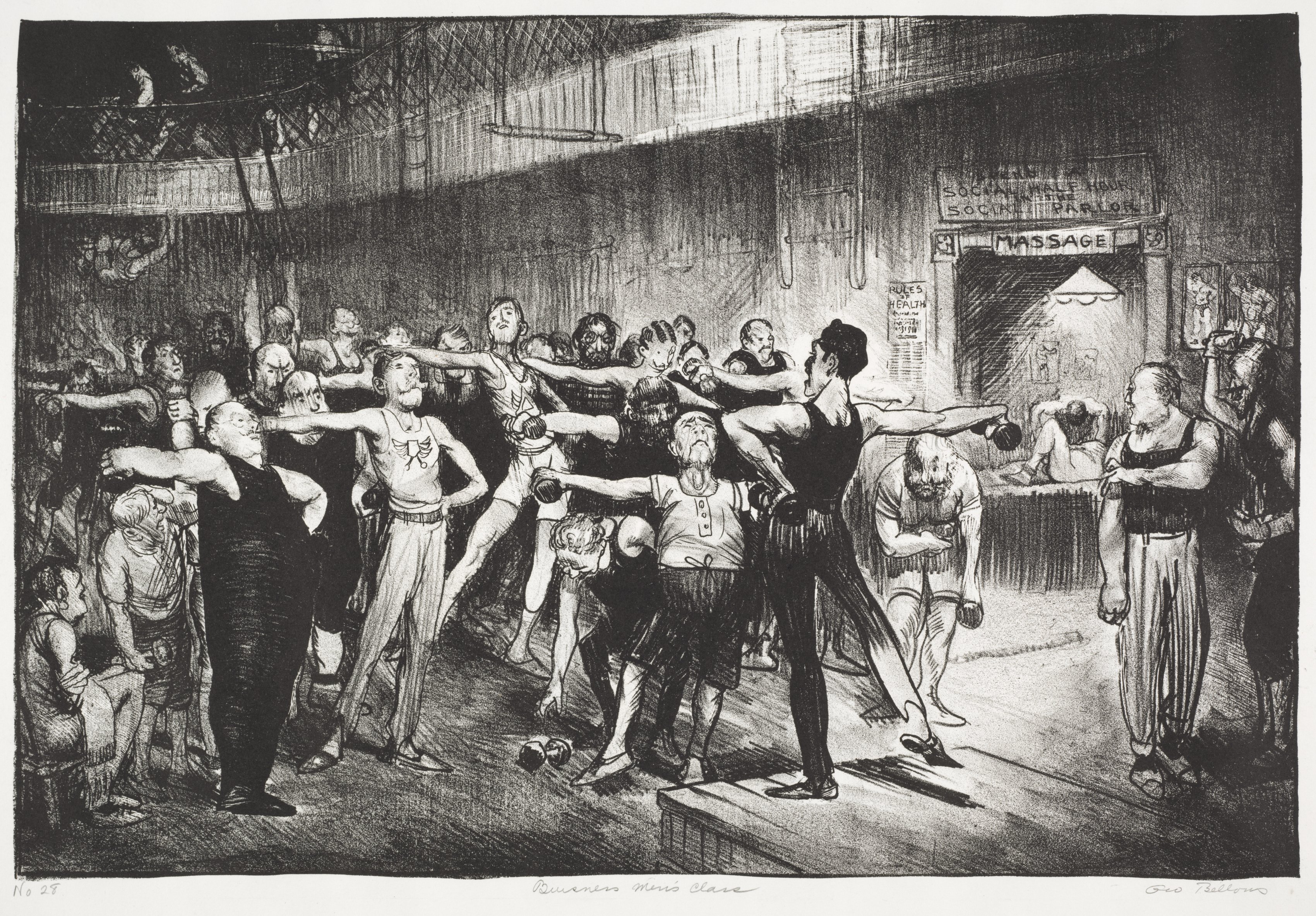 George Bellows, Business Men's Class