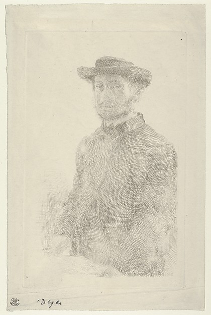 Edgar Degas, Self-Portrait