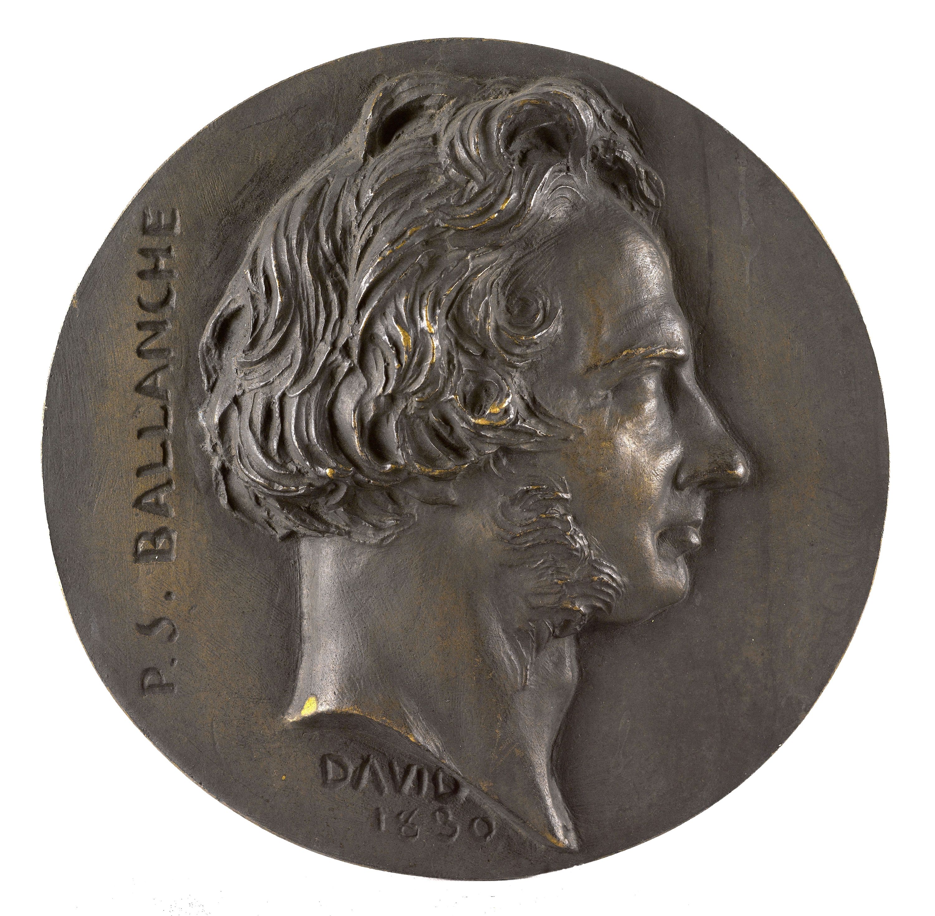 David d'Angers, Portrait de Pierre-Simon Ballanche (1776-1847), écrivain et philosophe