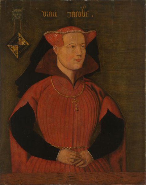 anonymous, Portrait of Jacoba of Bavaria, Countess of Holland and Zeeland (Jacqueline, Countess of Hainaut)