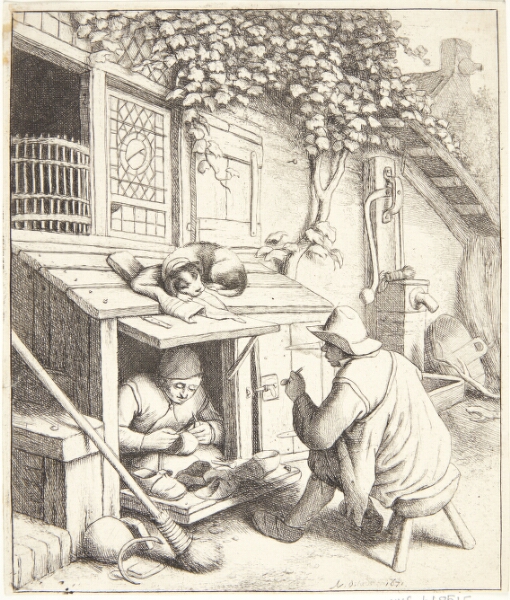 Adriaen van Ostade, Skomageren