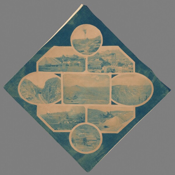 Unknown, [Nine images of various gold mines]