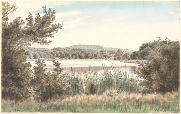 P.C. Skovgaard, Hundesøen paa Møen.