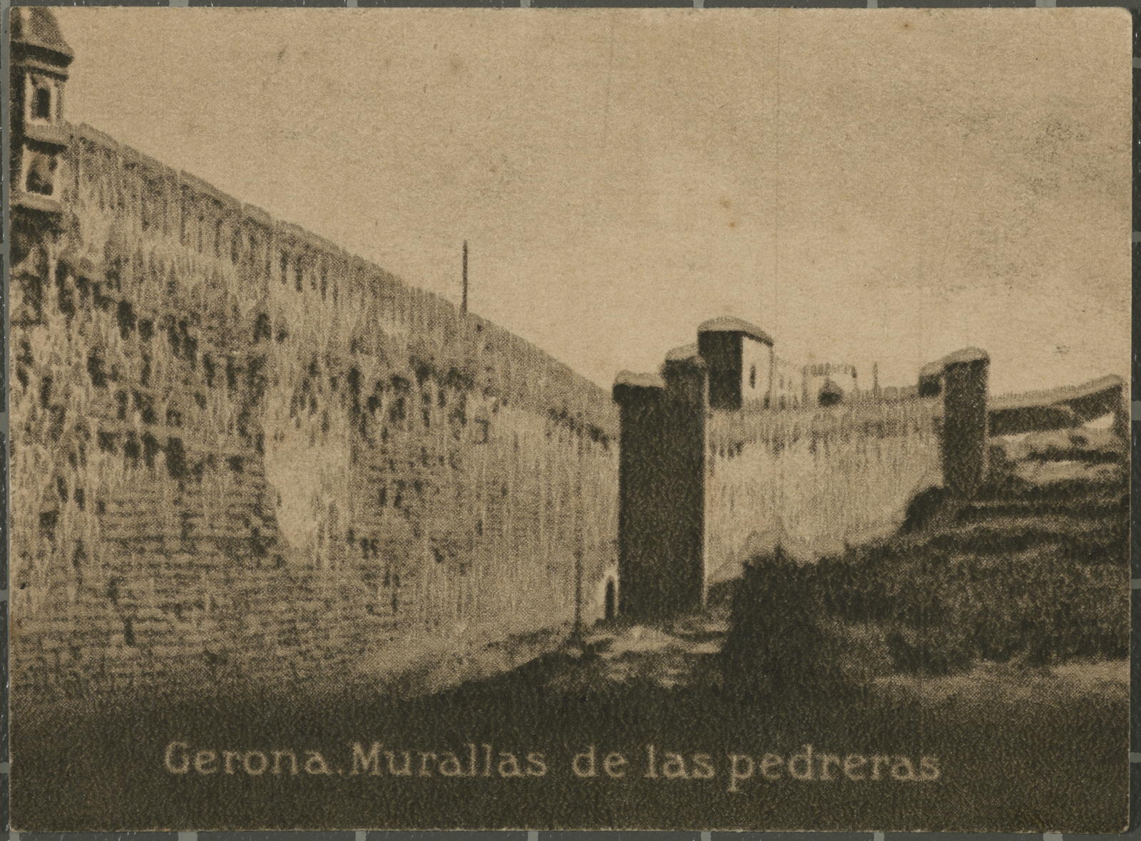 Desconegut, Gerona. Murallas de las Pedreras