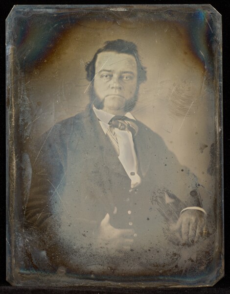 Jacob Byerly, [Portrait of a Man with Muttonchop Whiskers]