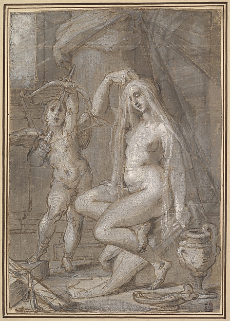Bartholomeus Spranger, Venus and Amor