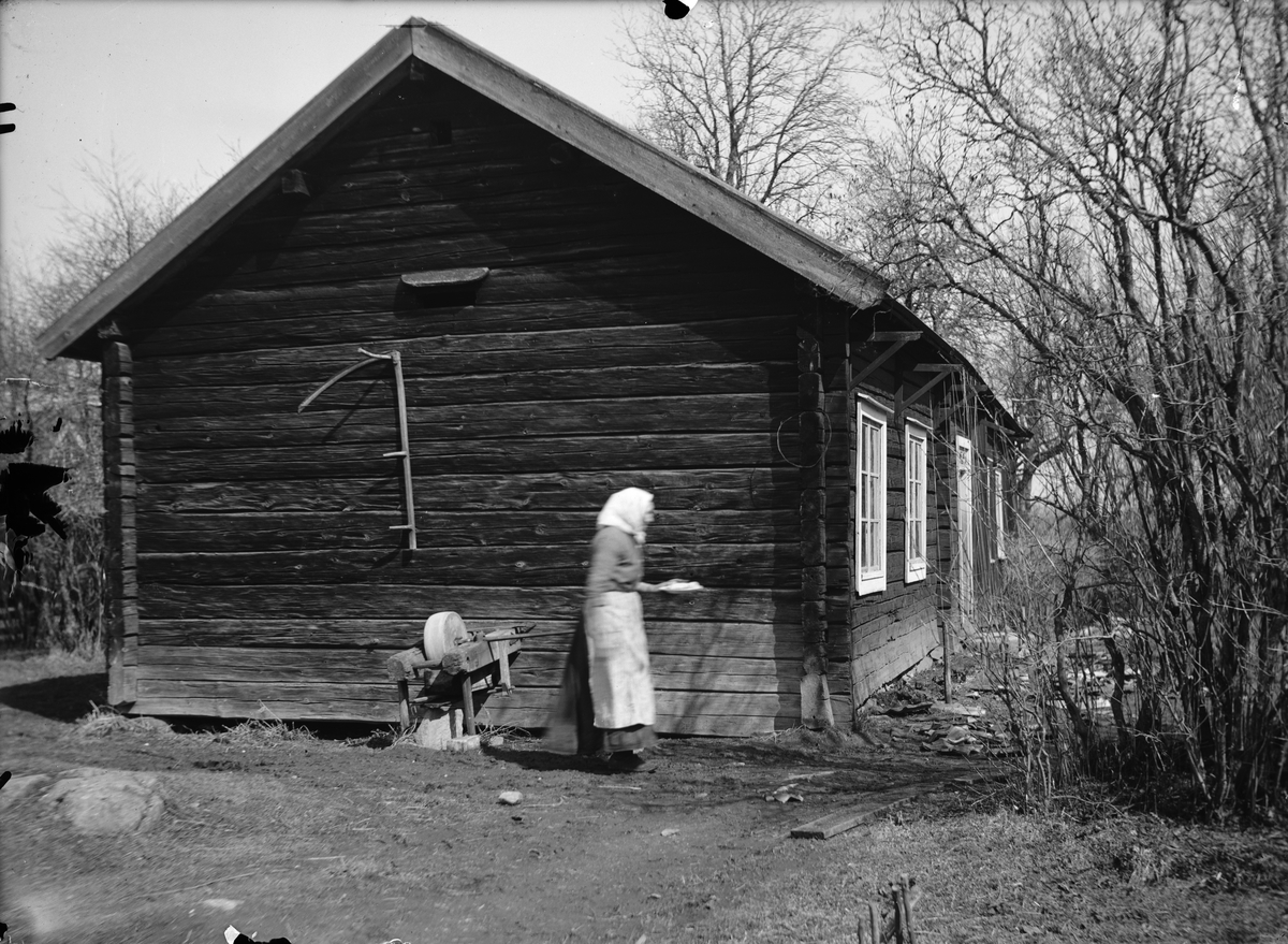 Paul Sandberg, Bärby hut, now at the open-air museum Disagården, in its original location in Bärby, Östervåla parish, Uppland
