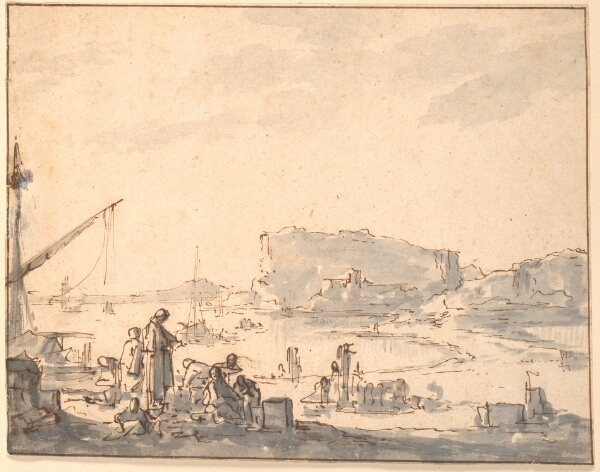 Johannes Lingelbach, Havnelandskab