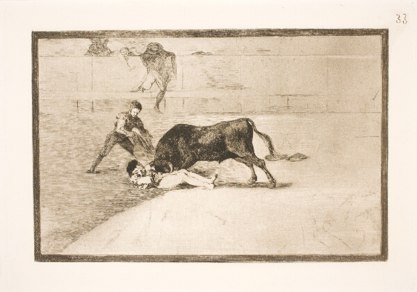 Francisco de Goya, Pepe Illos ulyksalige død i arenaen i Madrid