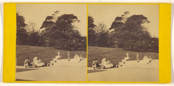 Unknown, [Family at unidentified British park]