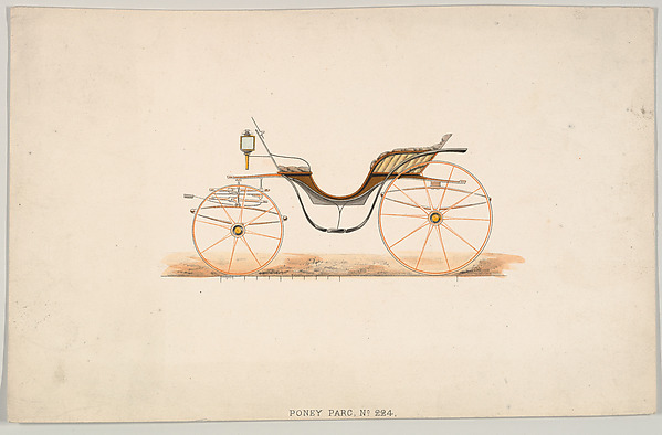 Anonymous, French, 19th century, Pony Phaeton, No. 224
