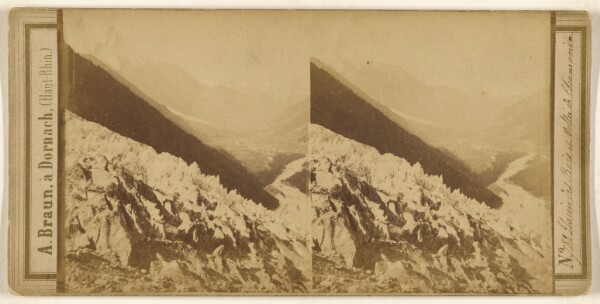 Adolphe Braun, Glacier des Bois et Vollee de Chamounix