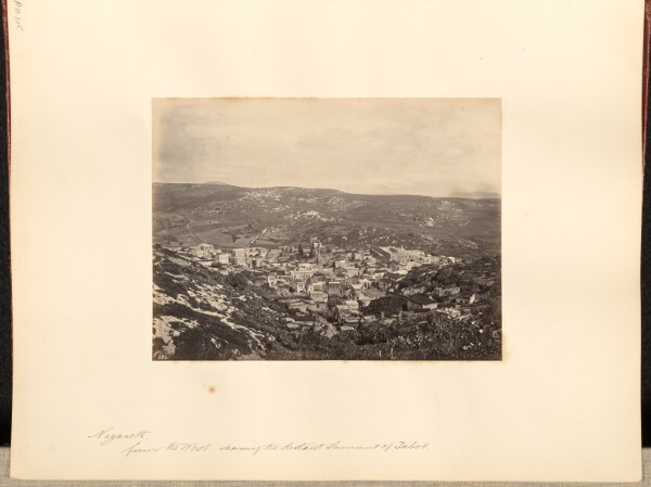 Francis Frith, Nazareth from the West, showing the distant Summit of Tabor